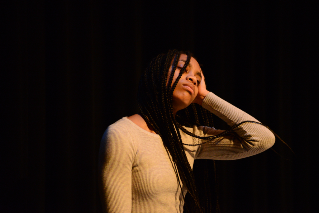 Janeyce Guerrier performs in "Harmed in Hamilton" Photo: Aloysius Wong